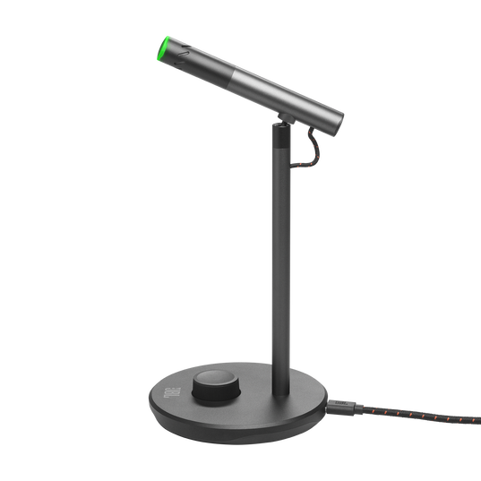 JBL Quantum Stream Talk - Black - USB condenser microphone for streaming, recording and gaming. - Left